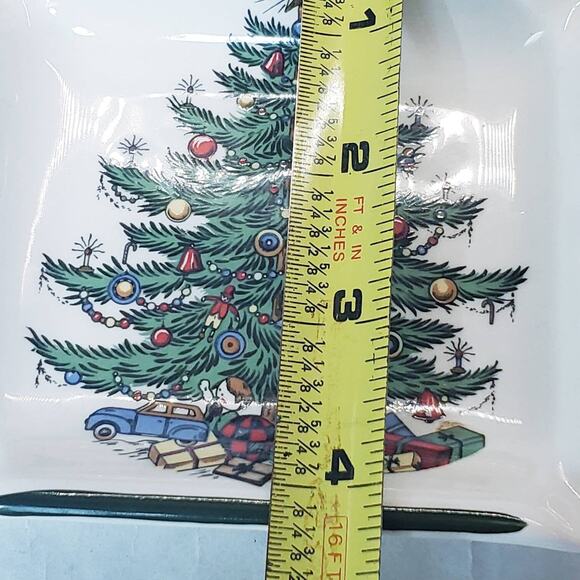 Cuthbertson Original Christmas Tree Ash Tray Trinket Plate Dish Vintage - Picture 2 of 9